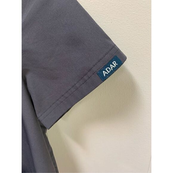 Adar Women's Modern V-Neck Scrub Top Addition Collection XXS - Picture 5 of 7